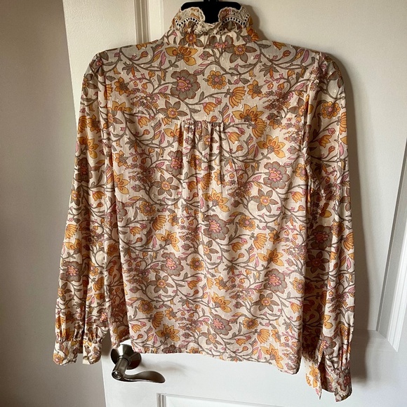 Sezane Chlo Shirt Jardin Céleste , Size 36 - Picture 6 of 9